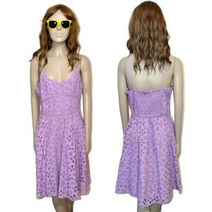 4/$20 • VENUS • Lavender 100% Cotton Eyelet Lace Dress